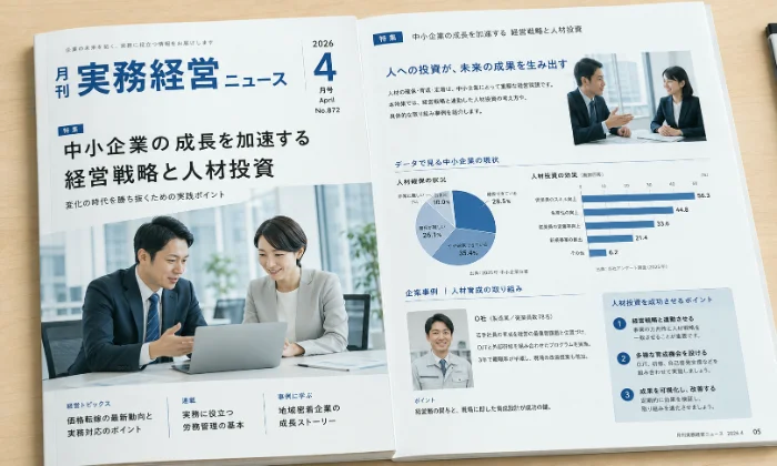月刊実務経営ニュース 誌面