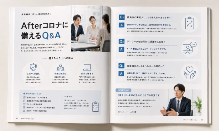 『Afterコロナに備えるQ&A』誌面